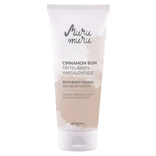 Murumuru Cinnamon Bun täyteläinen vartalovoide -tuubi, 200 ml